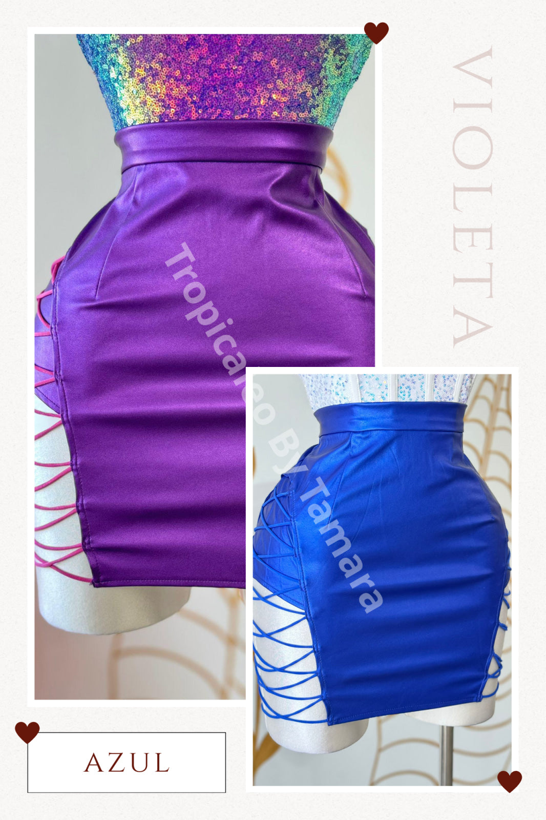 Mermaid Laced Dreams Mini Skirt