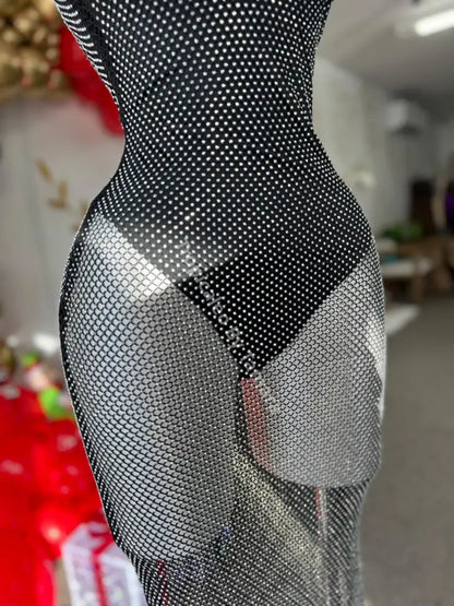 Mesh Body Dress