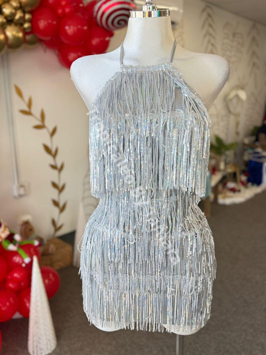 Metallic Shimmer Dress