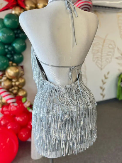 Metallic Shimmer Dress