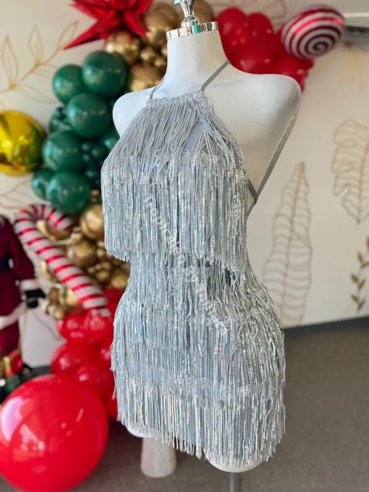 Metallic Shimmer Dress