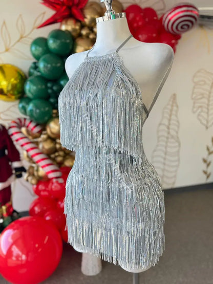 Metallic Shimmer Dress