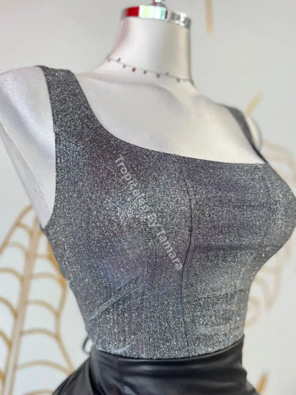 Metallic Shimmer Top