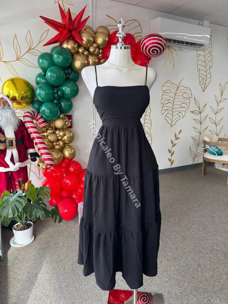 Midnight Charm Maxi Dress