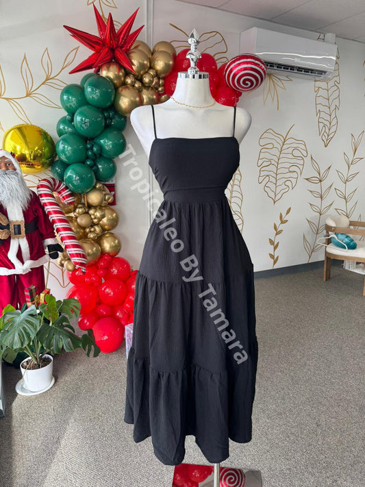 Midnight Charm Maxi Dress