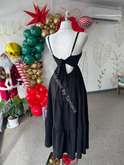 Midnight Charm Maxi Dress