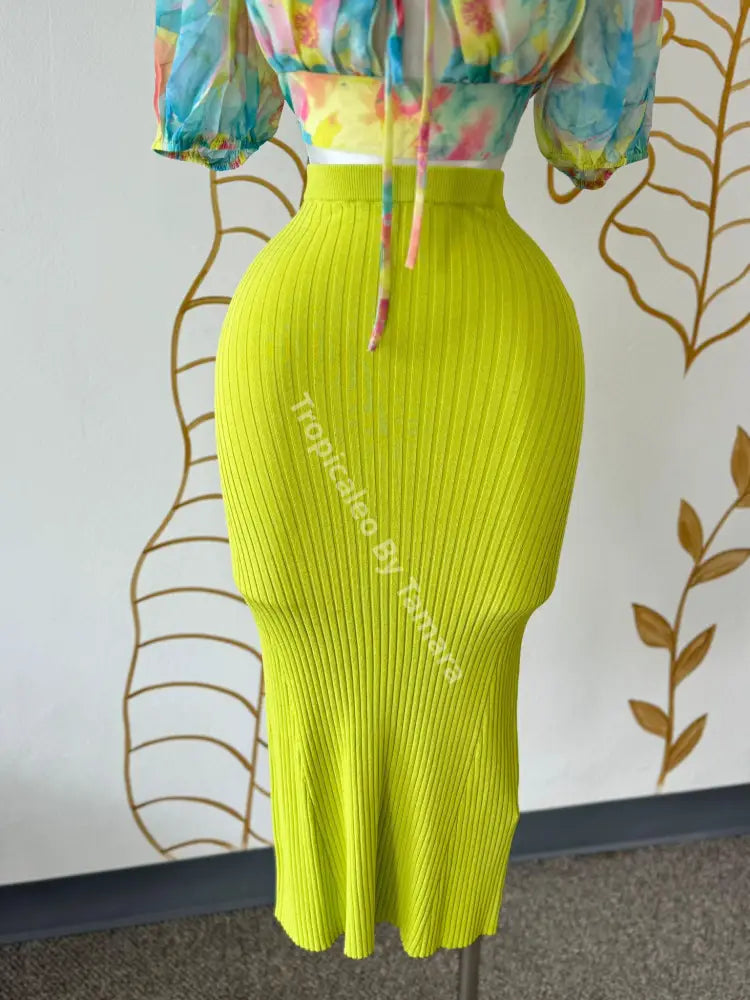 Neon Mermaid Skirt (Falda)