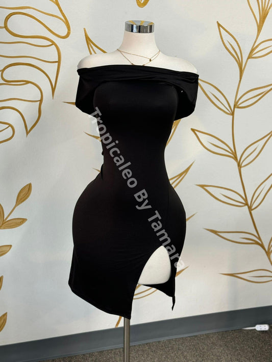 Noir Bardot Bodycon