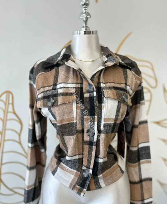 Plaid Blouse