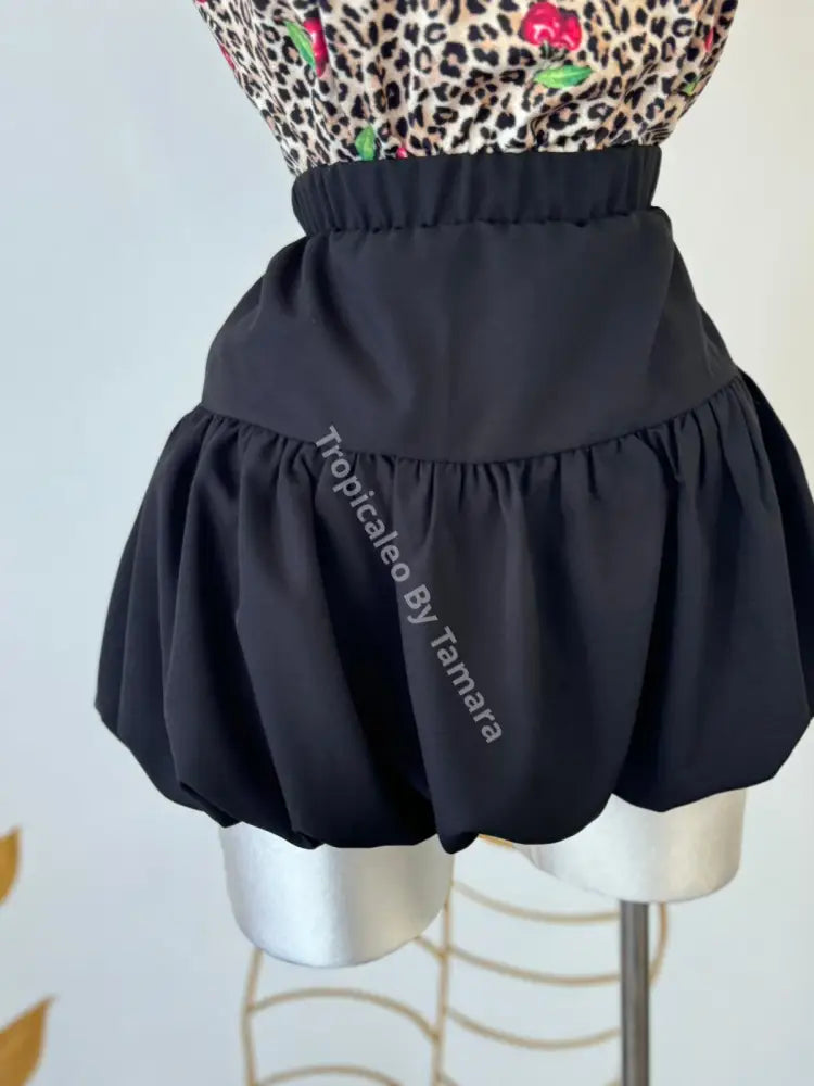 Pleated Balloon Skort