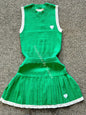 Preppy Heart Two-Piece Set (Disponibles 4 Colores) Large / Verde Detalles Blancos