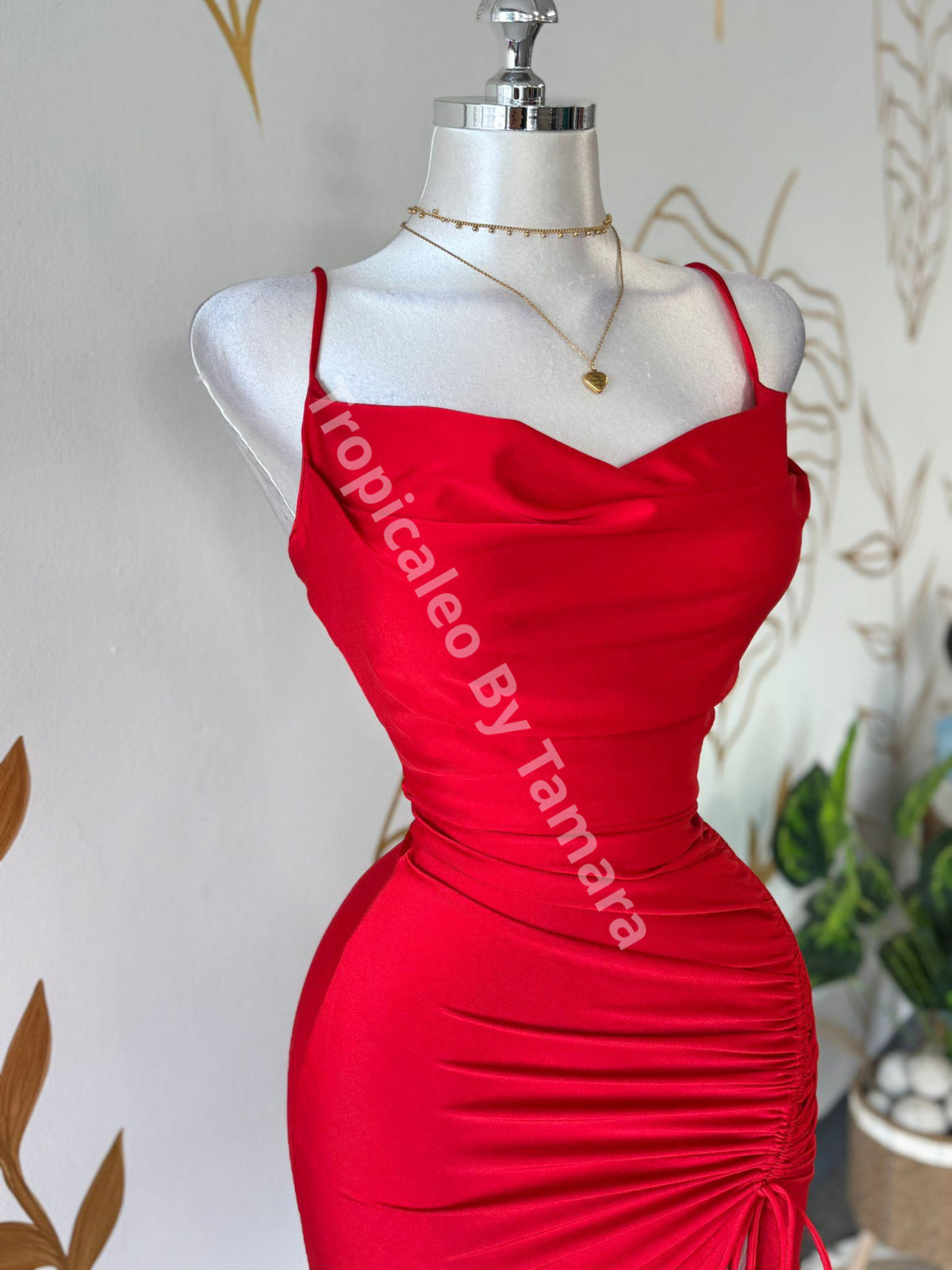 Red Diva Slip Dress