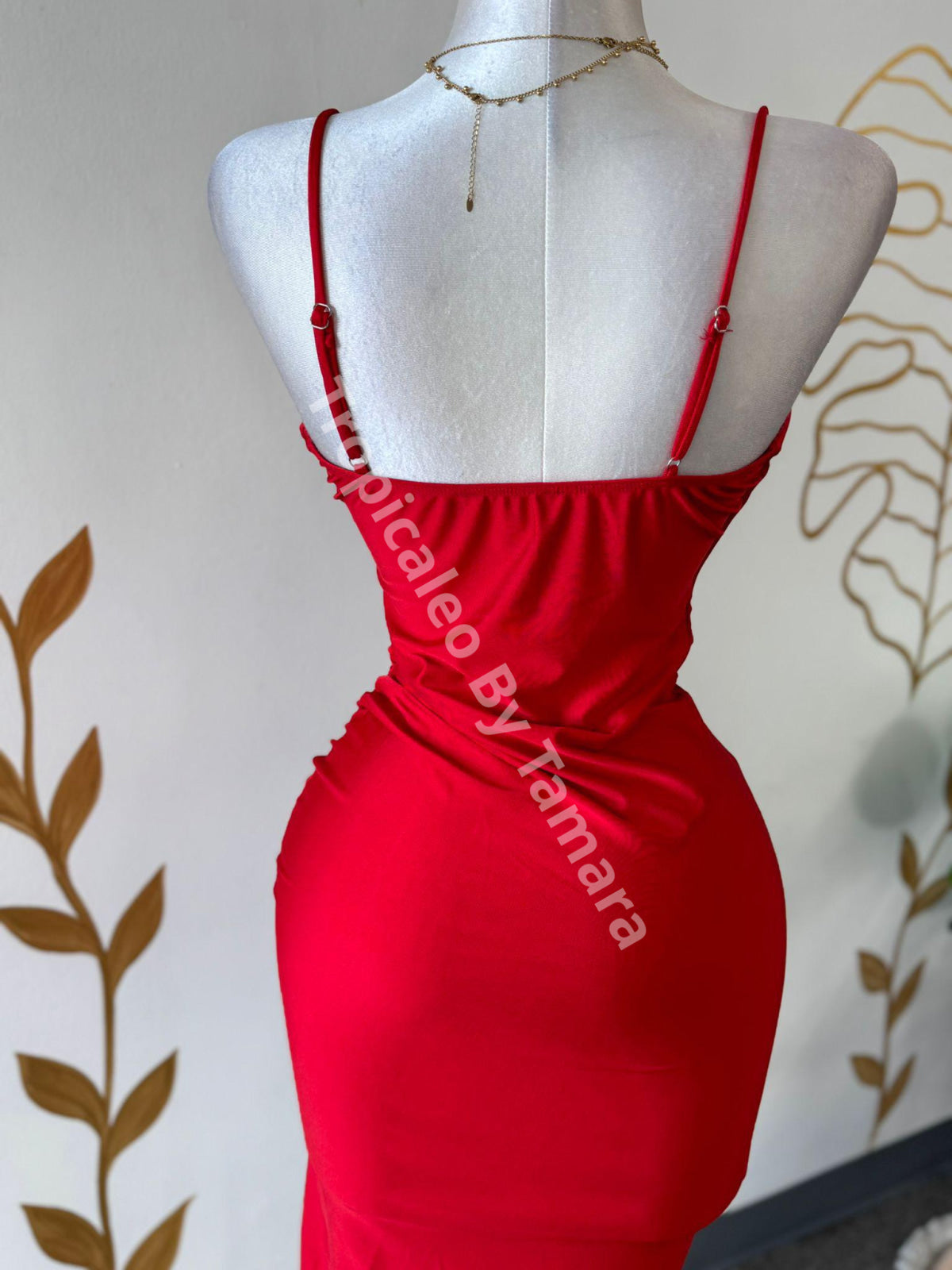 Red Diva Slip Dress