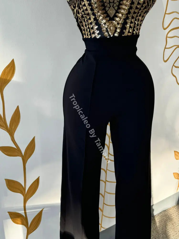 Regal Gold Jumpsuit