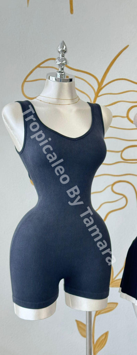 Ribbed Hourglass Bodysuit One Size