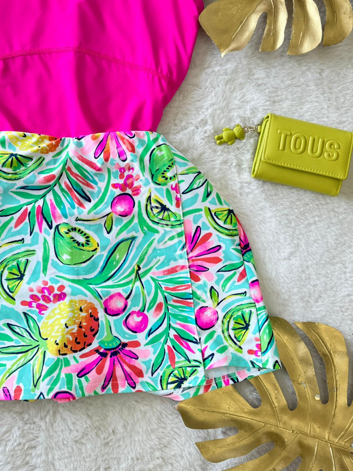 Tropical Paradise Print Skort