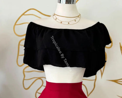 Ruffled Crop Top