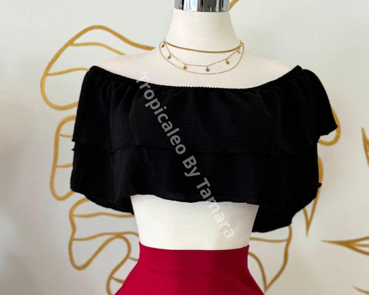 Ruffled Crop Top