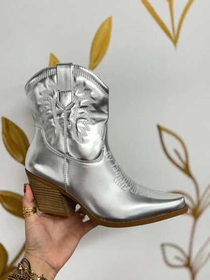 Silver Star Cowgirl Boots