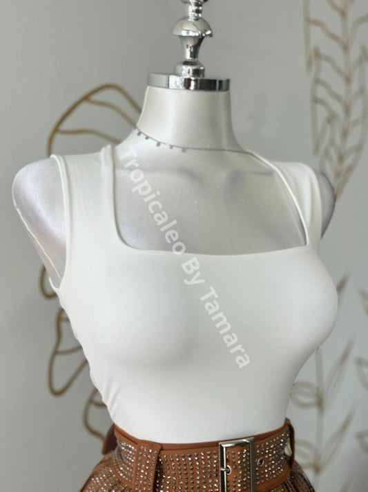 Square Angel Fitted Top