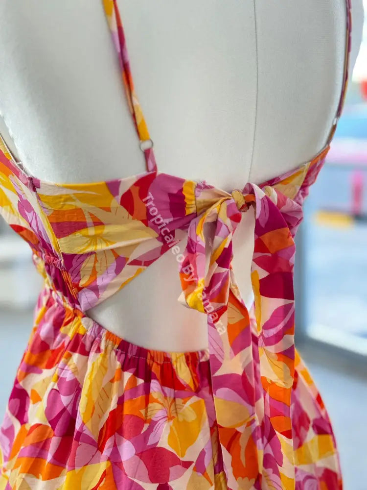 Sunset Bloom Maxi Dress