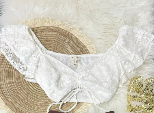 Sweet Romance Lace Crop Top