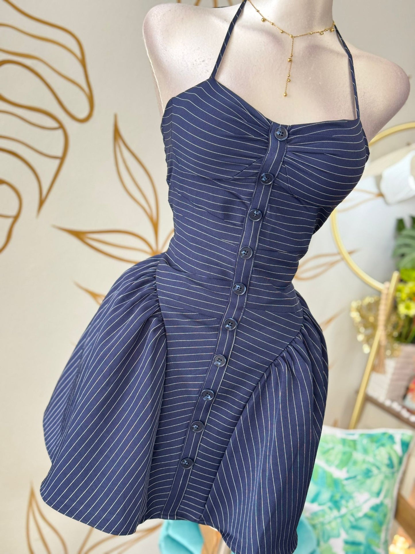 Navy Lines Dress