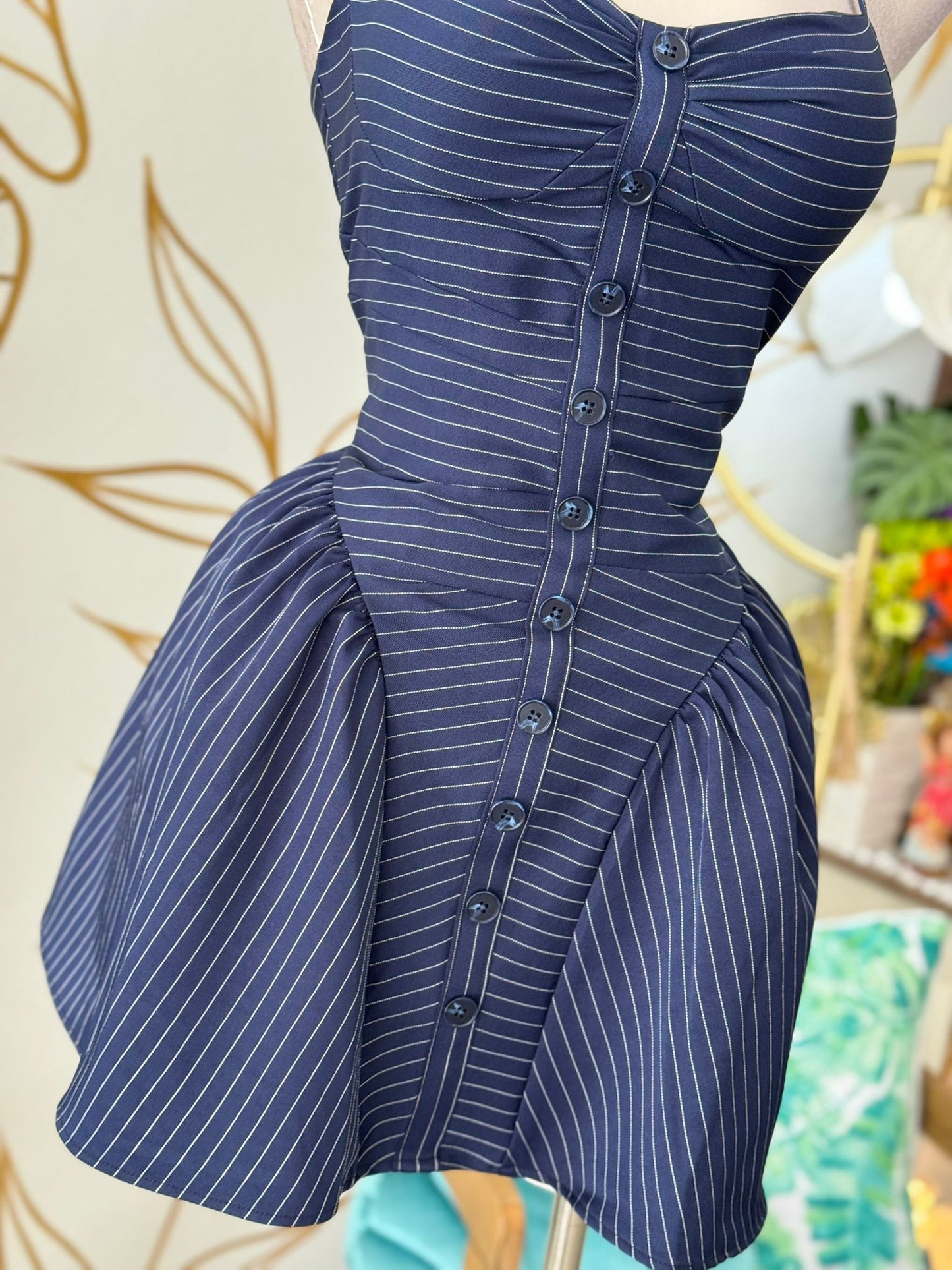 Navy Lines Dress
