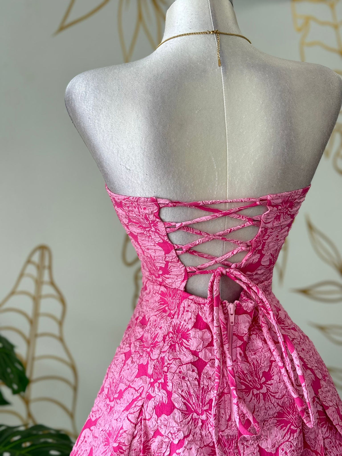 🌸 Pink Garden Dress