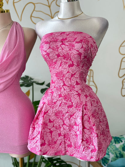 🌸 Pink Garden Dress