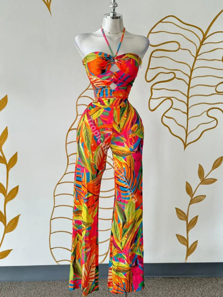 Tropical Palm Jumpsuit