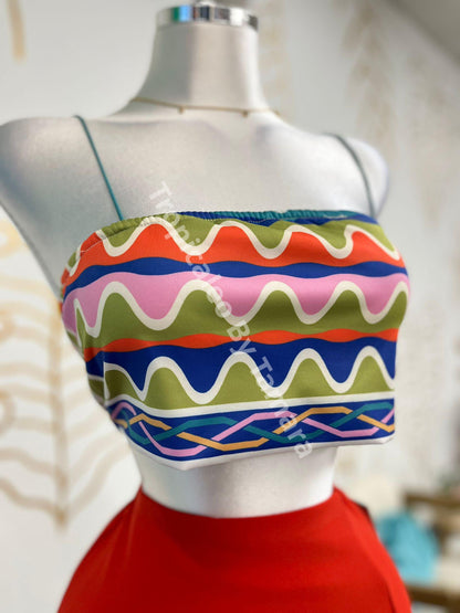 Wave Bandeau Top