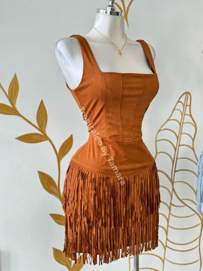 Western Fringe Dress