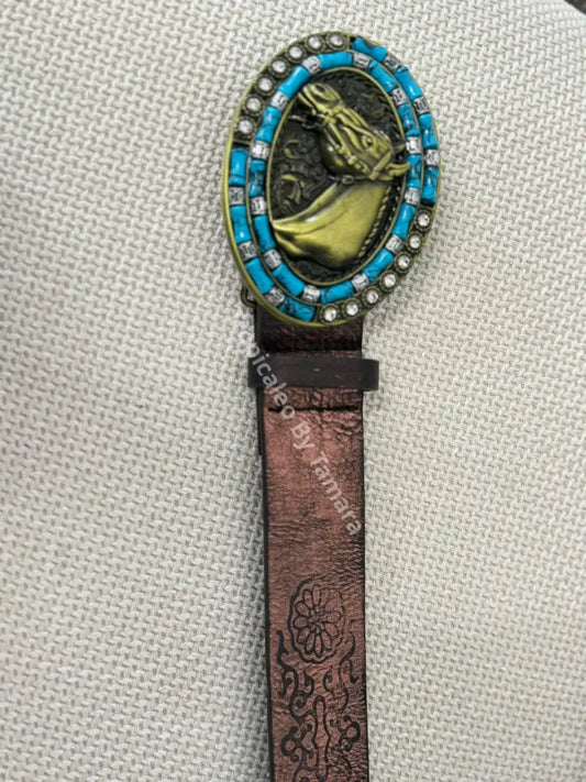 Western Horse Turquoise Belt (Correa)