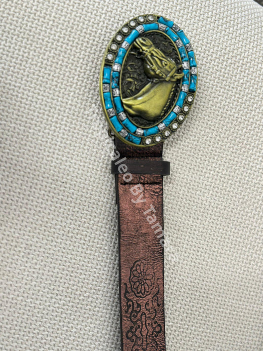 Western Horse Turquoise Belt (Correa)