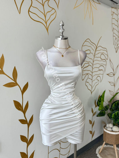 White Glam Dress