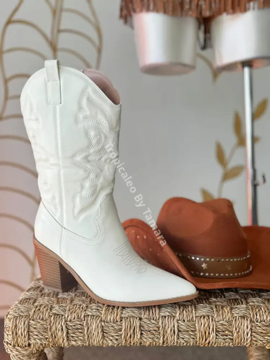 White Prairie Boots