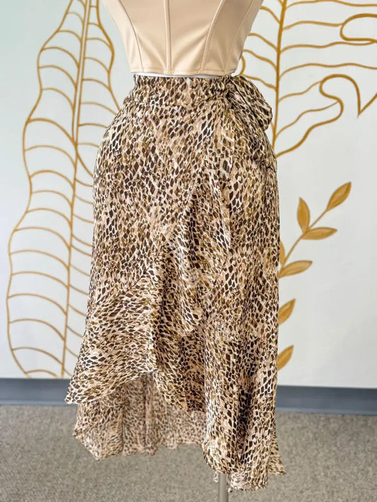 Wild Safari Wrap Skirt (Falda)